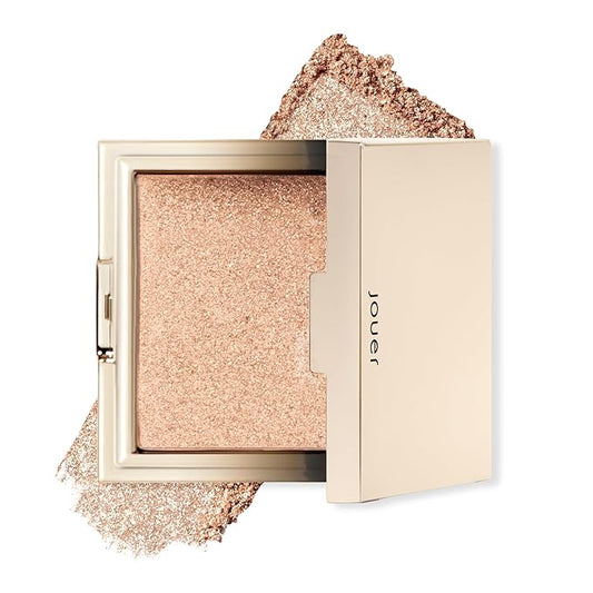 Jouer Powder Highlighter - Highlighter Powder for Face - Luminizer Makeup - Buildable Pigment - Talc, Paraben, Cruelty Free & Vegan - Topaz