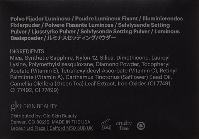 Glo Skin Beauty Luminous Setting Powder | Set and Extend Your Foundation with A Soft-Focus Effect