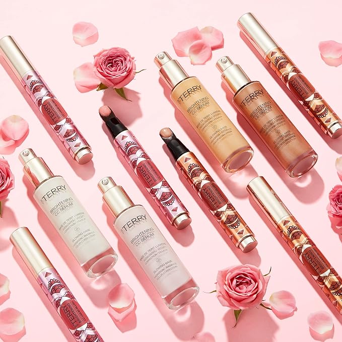 By Terry Brightening CC Serum, Hydrating, Brightening, Illuminating & Color Correcting Skin Primer For Your Face, Rose Elixir, 1 fl oz