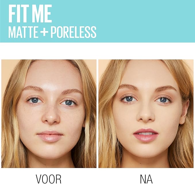 Maybelline New York Fit Me Matte & Poreless Foundation 100 Warm Ivory 30ml