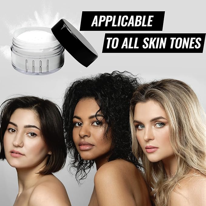 CARA Cosmetics High Definition Loose Powder - Translucent Loose Setting Powder For Make Up, Finishing Powder, Face Powder, Talc-Free Powder Makeup, Radiant Face Powder With Shine Free Finish (White)