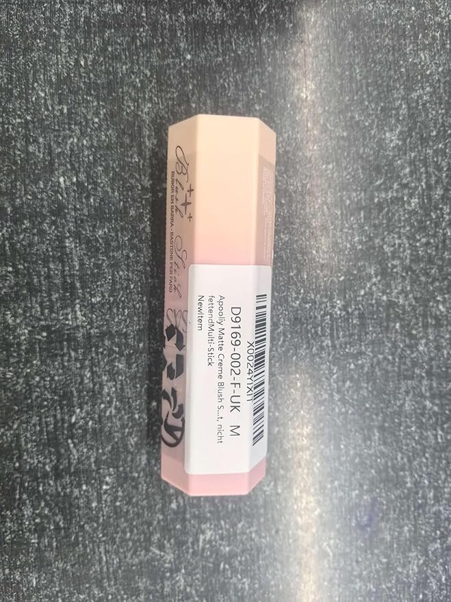 Matte Cream Blush Stick for Cheeks,Blendable Color,Long Lasting Blusher,Highly Pigmented,Non-Greasy,Multi-Stick