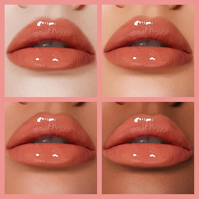 Hydrating Lip Gloss, High Shine for Plumper Looking Lips, Natural Gloss Finish with Moisturizing Texture, Long Lasting for Hours 11# HONEY