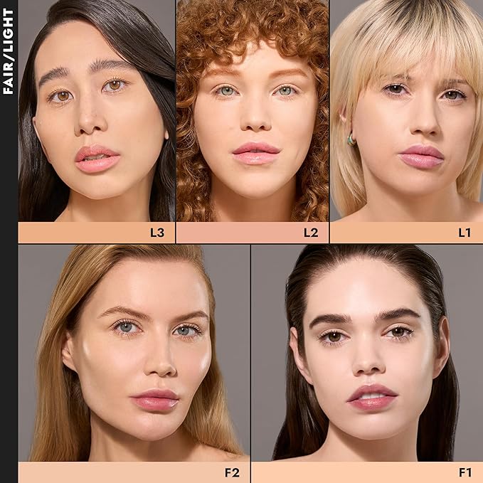 COVER FX Complete Coverage Kit: Total Cover Cream Foundation - Shade L3 + Custom Cover Blending Brush