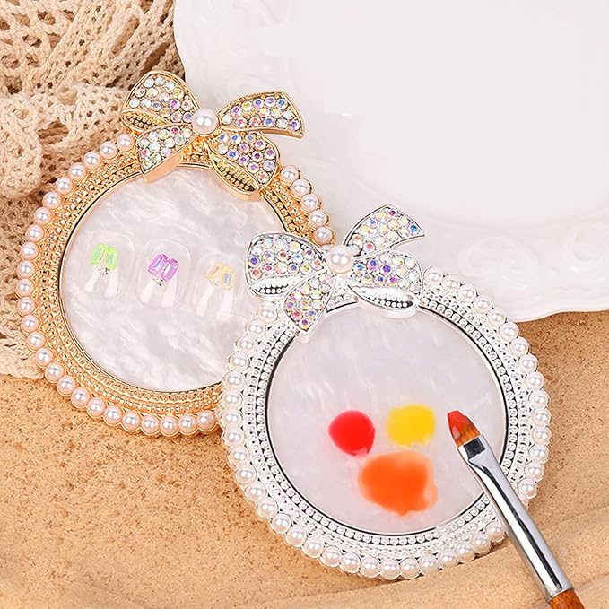 Nail Art Palette - Knot Polish Tray for Mixing and Display Board