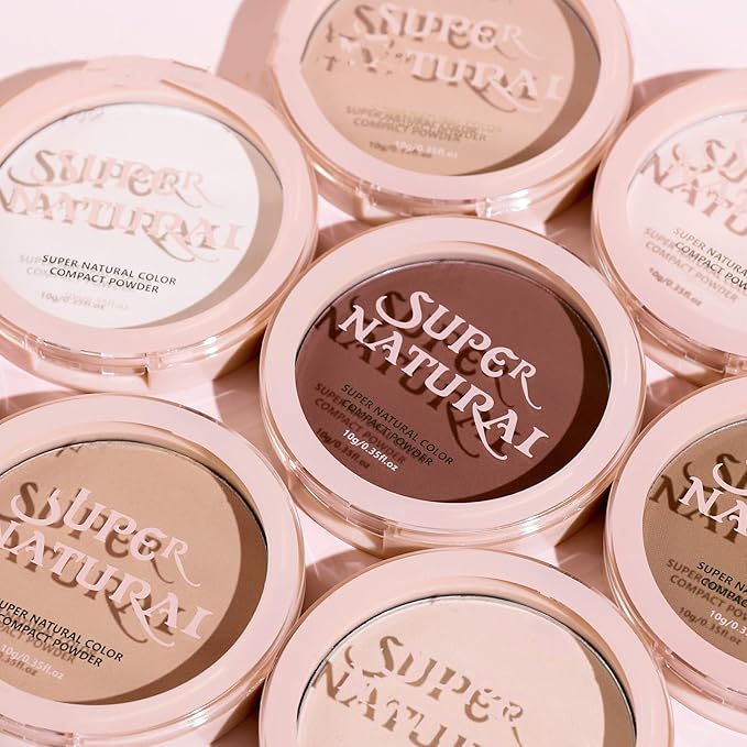 Matte Setting Powder 8 Colors Lightweight Oil Control Pressed Powder Foundation Flawless Long-Lasting Finishing Powder Foundation (Color 01)