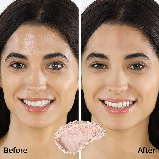 FV Baking Powder, Lightweight Loose Smooth Nature Setting Powder Highlighter Poreless Longwearing Matte Waterproof Oil Absorb Makeup Powder for Setting with No Flashback 0.35oz(10g)