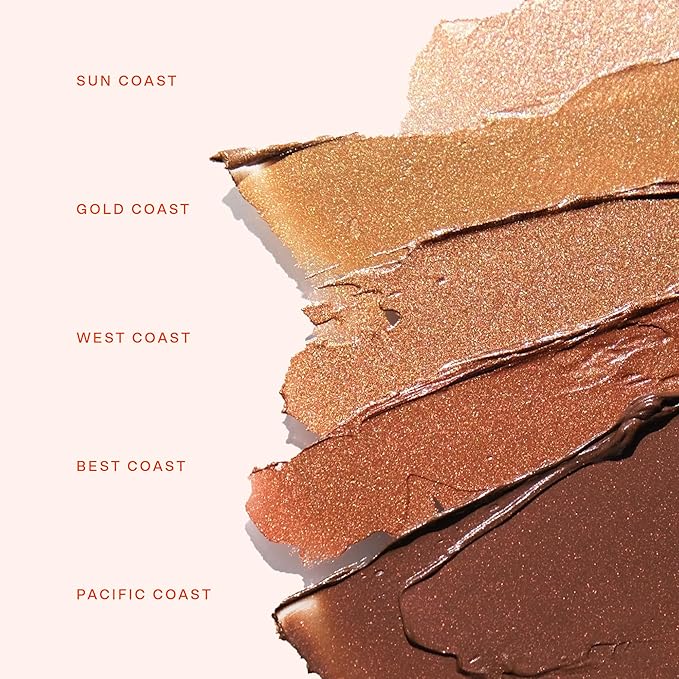 Tower 28 Beauty Bronzino Illuminating Cream Bronzer for Sensitive Skin – Moisturizing, Silicone-Free, Vegan and Cruelty-Free – Color BEST COAST, Dark Warm Bronze