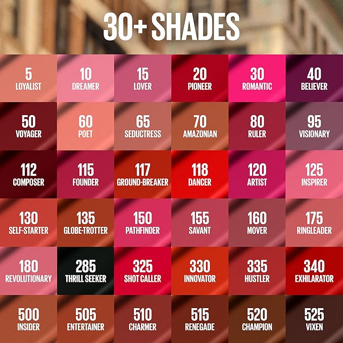 Maybelline Super Stay Matte Ink Liquid Lipstick Makeup, Long Lasting High Impact Color, Up to 16H Wear, Dreamer, Warm Pink Neutral, 1 Count