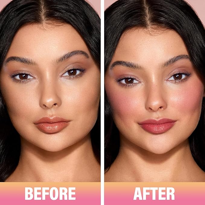 Sun Kissed Blush Face Bronzer Stick For Cheeks, Lips, Long-Lasting, Blendable, Vegan Makeup For All Skin Tones, 03 Night, 0.21Oz