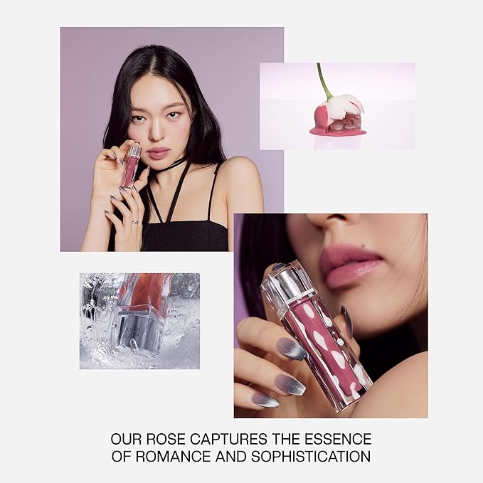 Cover & Shine Set - Watery Peach, Tie up Cover Tint 02 Coral Step & Icy Glow 07 Noble, K-Beauty Matte Lip base Gloss