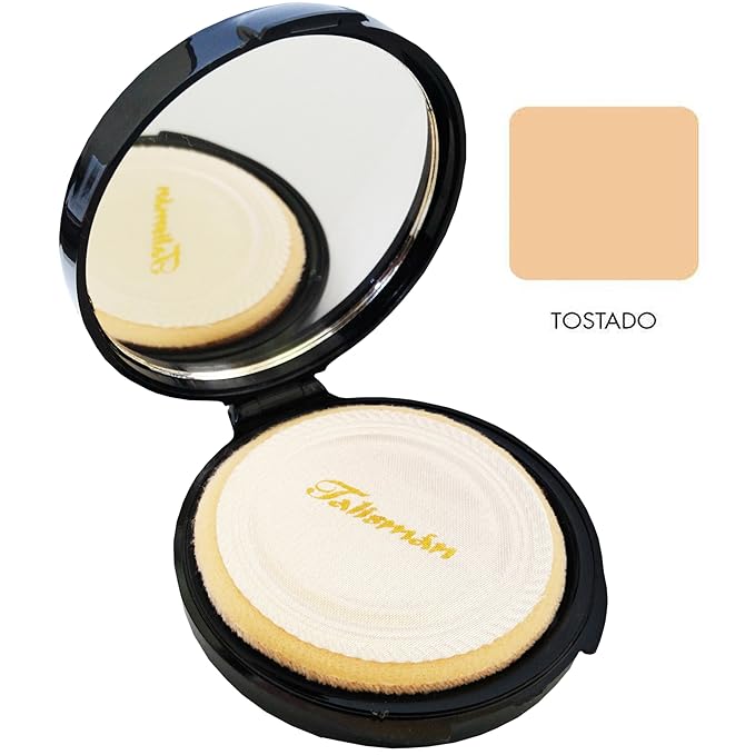Talisman Cream Powder Natural .45 Oz. With Mirror-Polvo Crema Compacto Con Espej (Tostado)