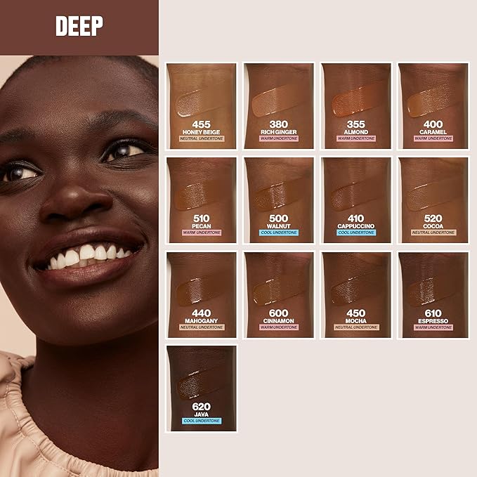 Revlon Liquid Foundation, ColorStay Face Makeup for Combination & Oily Skin, SPF 15, Medium-Full Coverage with Matte Finish, 620 Java, 1 Fl Oz