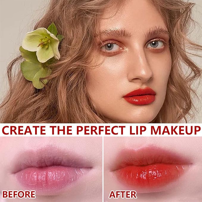 Lip Tint Stain Set,Mini Velvet Lip Tint Watery Lip Stain Long Lasting Waterproof Moisturizing Lip & Cheek Tint,Hydrating,Natural Glossy Liquid Lipstick Lip Gloss Kits for Women (set H)