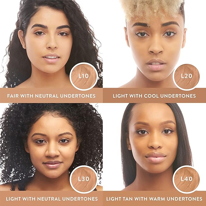 Mented Cosmetics Foundation Stick & Better Setter Setting Spray Bundle - L20 Light with Cool Undertones