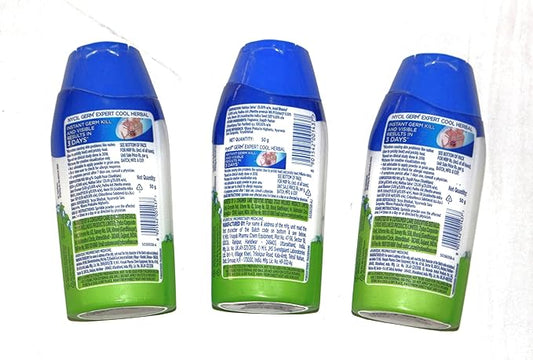 3 x Nycil Cool Herbal Talcum Powder - 50g