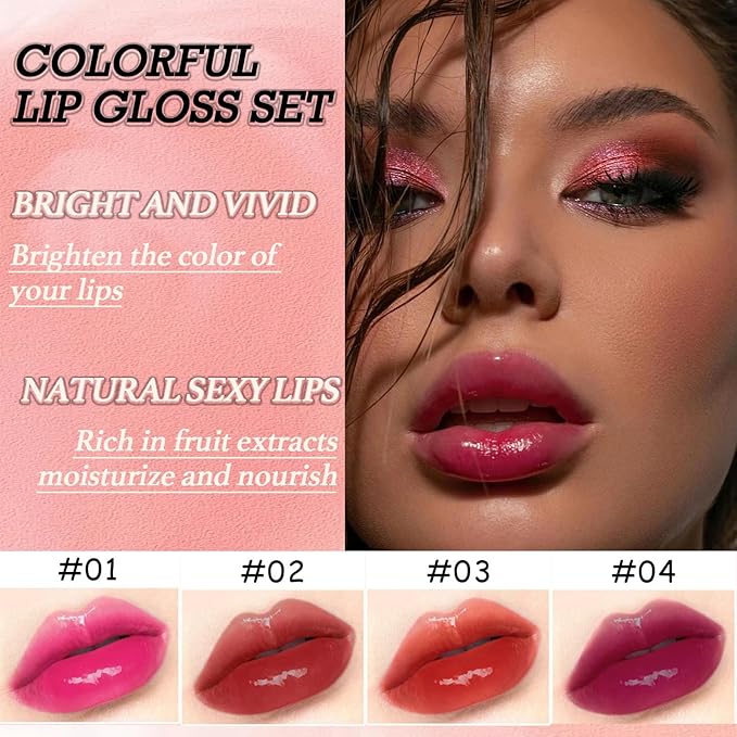 7 Colors Lip Tint Stain Set,Mini Moisturizing Liquid Lipstick,Multi-functional Lip and Cheek Stain,Plumping and Hydrating Lip Gloss,Long-lasting Non-sticky,Waterproof Korean Water Lip Tint.