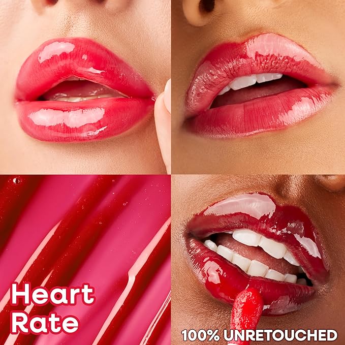 wet n wild Lip Oil - Lightweight, Non-Sticky, Hydrating & Nourishing Formula with 7 Conditioning Oils, Vegan & Cruelty-Free - Heart Rate