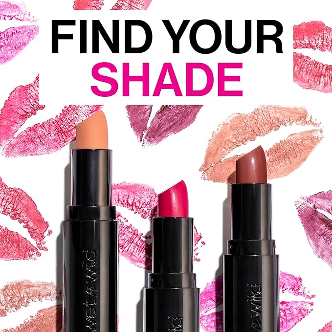 wet n wild Mega Last Matte Lip Color, Semi Matte Hyaluronic Acid Infused, Long Lasting Full Coverage for a Nourishing Pout, Cruelty-Free & Vegan - Skin-ny Dipping