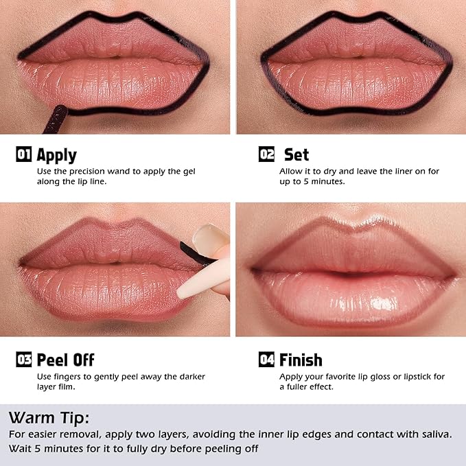 KIMUSE Peel Off Lip Stain & All-in-One Hydrating Multi Balm Stick