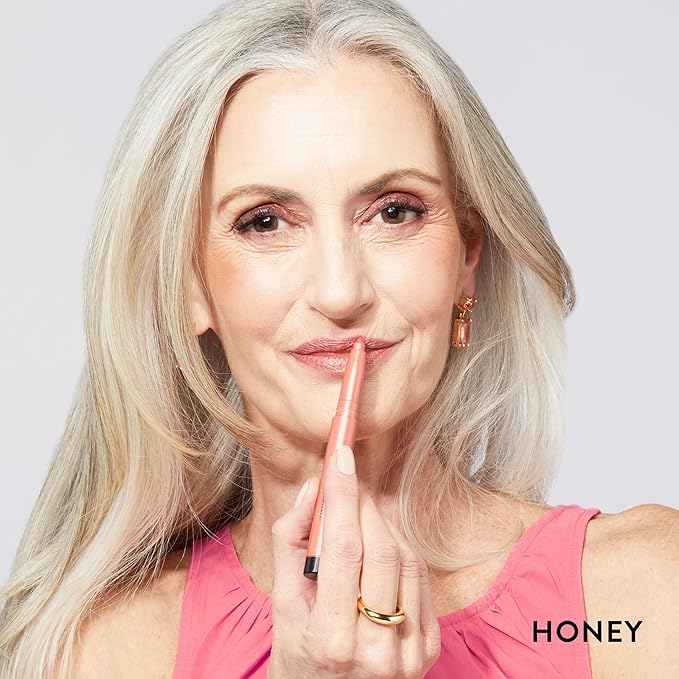 LAURA GELLER NEW YORK Complete Lip Look: Modern Classic Lip Liner, Purely Pink + Kajal Longwear Lip Color, Honey