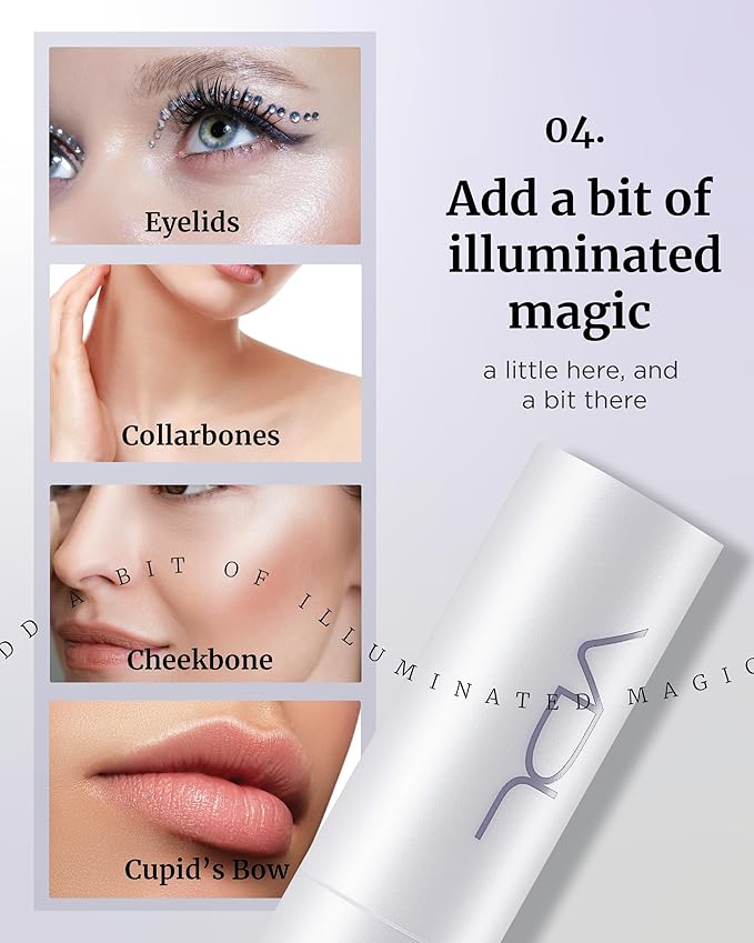 VDL Lumilayer Glow Stick Balm - Highlighter for Radiant Complexion. Lit-from-Within Glow. Stick-Type Luminizing Balm (0.42 oz) | Korean Makeup