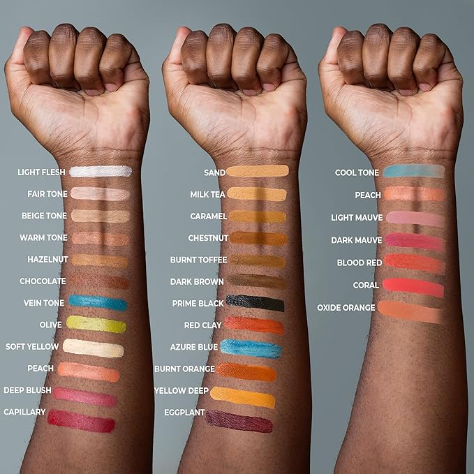 Alcohol Palette Refill Pans - Skin Tones - Peach
