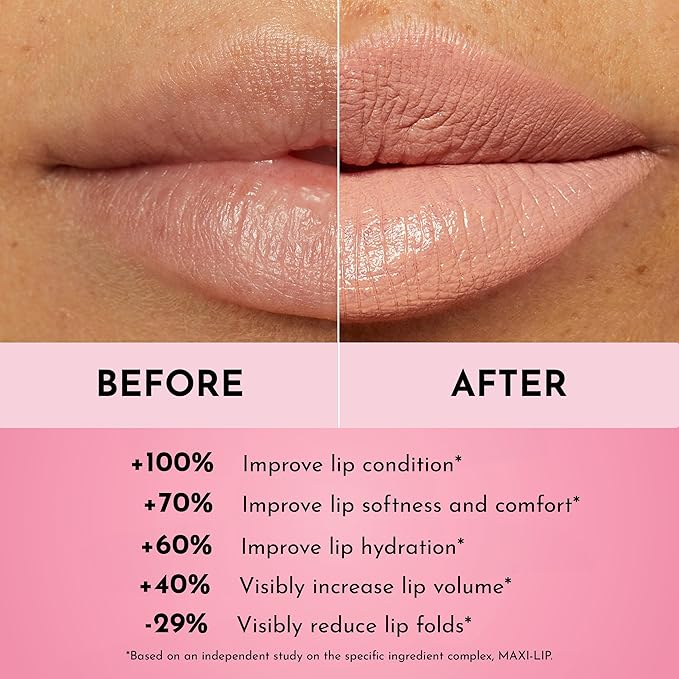 Forget the Filler Lip-Plumping Line Smoothing Satin Cream Lipstick, Annie, Orange, 0.1 Ounce