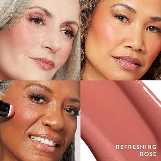 LAURA GELLER NEW YORK Serum Blush Cheek Tint Duo: Practical Pink + Refreshing Rose