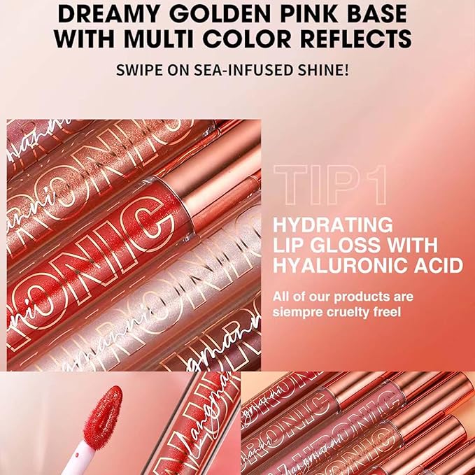 Purple Lip Gloss Lip Plumper Gloss Tinted Glitter Lipgloss Lip Oil Teens Moisturizing Lipstick Lip Balm High Shine And Vegan Plumping Lip Gloss For Women Girls Long-Lasting Dry Lip Care (07)