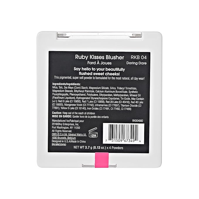 Ruby Kisses Bare Blusher Sweet Cheeks Palette (Daring Dare)