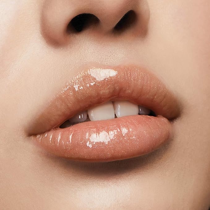 Milani Lip Gloss, Keep It Full Nourishing Lip Plumper with Hyaluronic Acid & Peptides for Soft, Fuller-Looking Lips (0.13 Fl. Oz.) Nude Shimmer