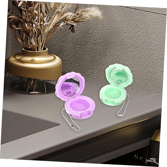 4Pcs Refillable Empty Eyeshadow and Lipstick Cases Versatile Makeup Containers for Depotting Cosmetics for Women and Girls