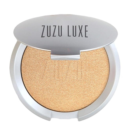 ZUZU LUXE Highlighter (All-Natural, Paraben Freee, Vegan, Gluten-Free, Glowing Skin Makeup) (1, Powder Mineral Highlighter, 0.32 oz)