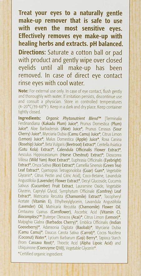 Eminence Herbal Eye Make Up Remover, 5.07 Ounce (Pack of 2)