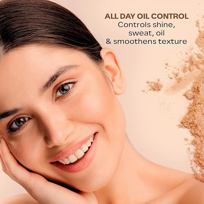 Faces Canada Mineral Loose Powder,Smooth Matte Finish, Flawless Look, Absorbs Oil And Sweat, Soft Glow, Sand Beige, 7 gms