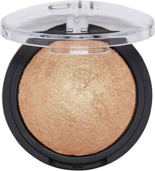 Elf Cosmetics Baked Highlighter 83707 Apricot Glow, 1.1 Ounce