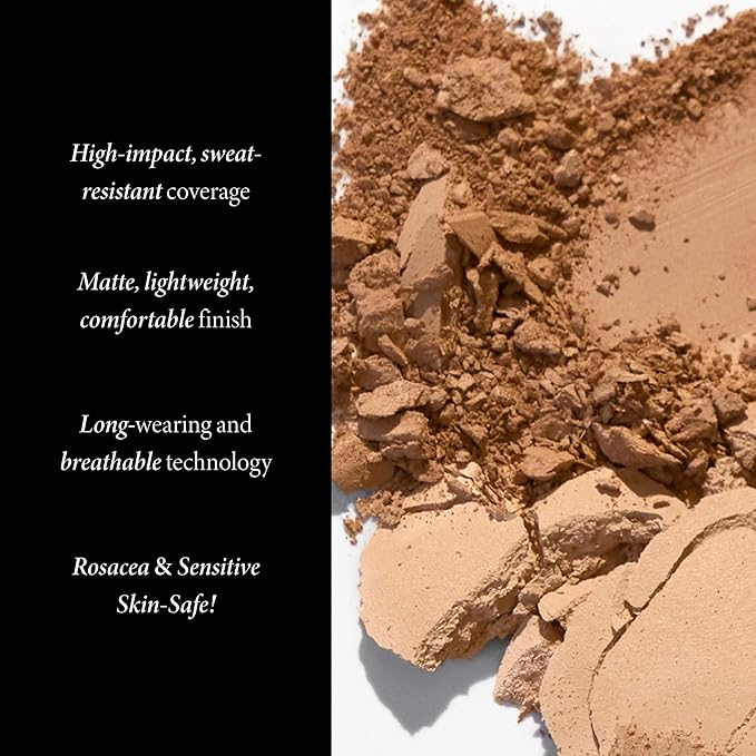 LAURA GELLER NEW YORK Matte Baked Starter Kit - Full Coverage: Double Take Powder Foundation, Deep and Best of the Best Face Palette and Retractable Angled Kabuki Brush