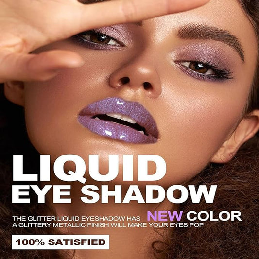 Clear Shimmer Lip Gloss for Women, Long Lasting High Shine Shimmer Liquid Lipstick, Flash Pearl Colored Lip Oil Polarized Lip Stain, Shimmery Finish Waterproof Lip Glaze for Women, 02