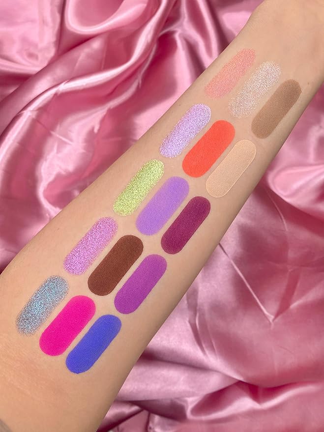 Manga Collection Pressed Pigments and Shadows Palette - First Love Diary by Rude Cosmetics for Women - 0.77 oz Palette