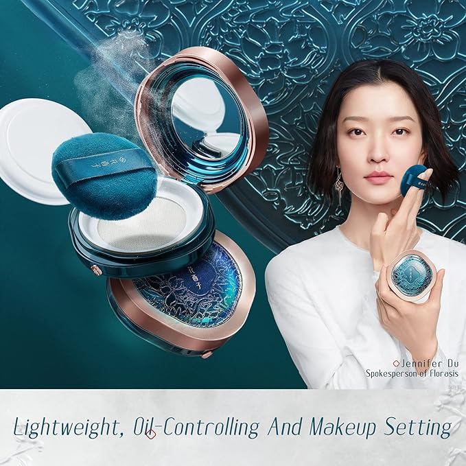 FLORASIS · Fairy Peach Blossom Ultra-light Setting Powder 01 Snow(Porch Window Edition)