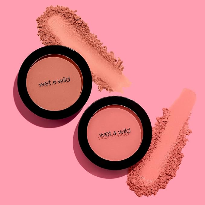 wet n wild Color Icon Blush, Effortless Matte Natural Sheer Glow & Seamless Blend, Luxuriously Infused Smooth Jojoba Oil, Cruelty-Free & Vegan - Naked Brown