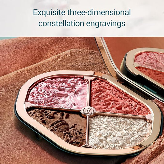 FLORASIS Constellation Floral Engraving Contour Makeup Palette (02 Eastern Beast) Oriental