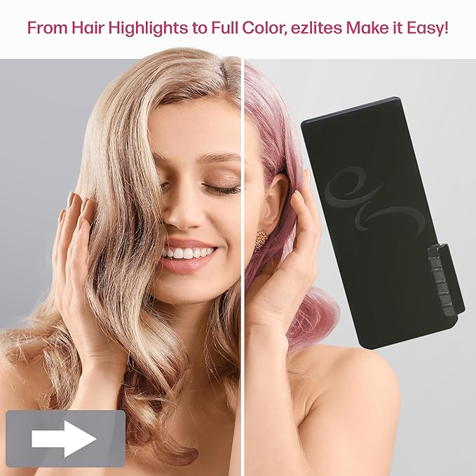 Balayage & Highlighting Board by Celebrity Stylist James Collins - Hairstylist Essentials Balayage Hair Salon Supplies - Highlight Board For Dying Hair - Hair Salon Supplies - Black