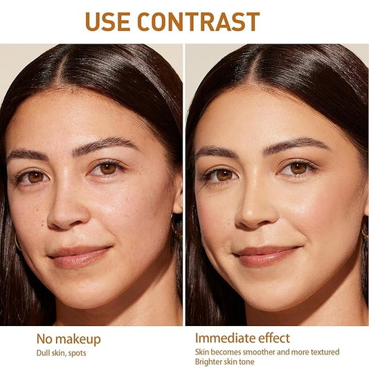 PHOERA Foundation Makeup, Flawless Soft Matte Oil Control Liquid Foundation, Full Coverage Mattle Oil-Control Concealer for Older Women, Great Choice For Gift (104&105, 60ml)