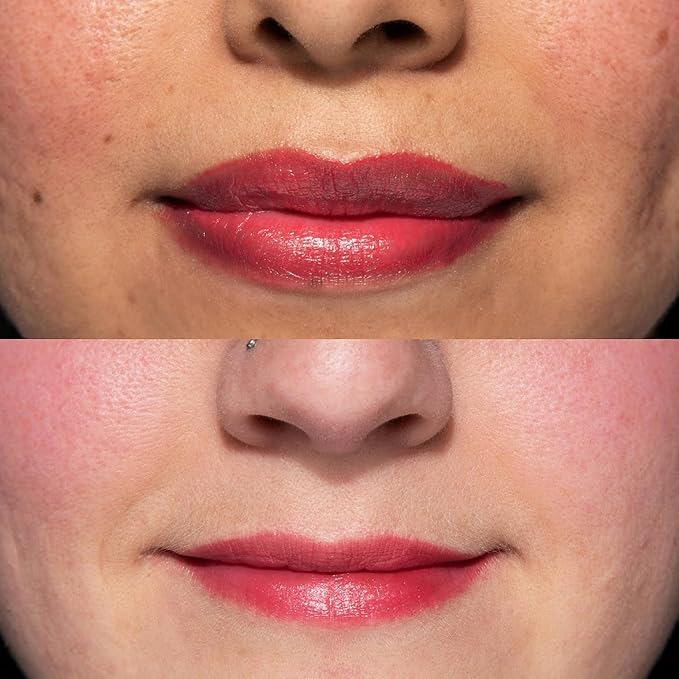 100% PURE Lip & Cheek Tint (Fruit Pigmented), Cranberry Glow, Long Lasting Lip and Blush Stick, Natural Makeup, Lip Tint, Cream Blush (True Cranberry Red Color) - 0.26 Oz