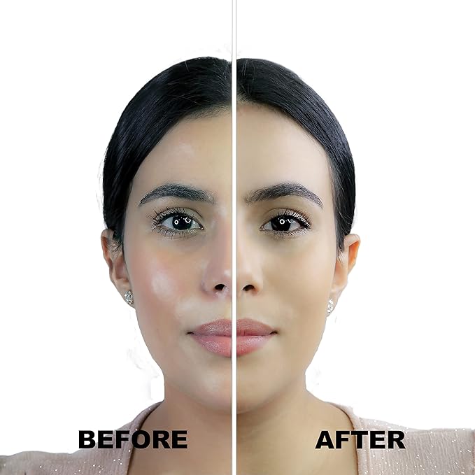 Nailen Compact Makeup Setting Powder Foundation with Matte Finish, Shine Control, Full Coverage - Ideal for All Skin Types & Poreless Smooth Face Look - Tone 0, (1 Count)