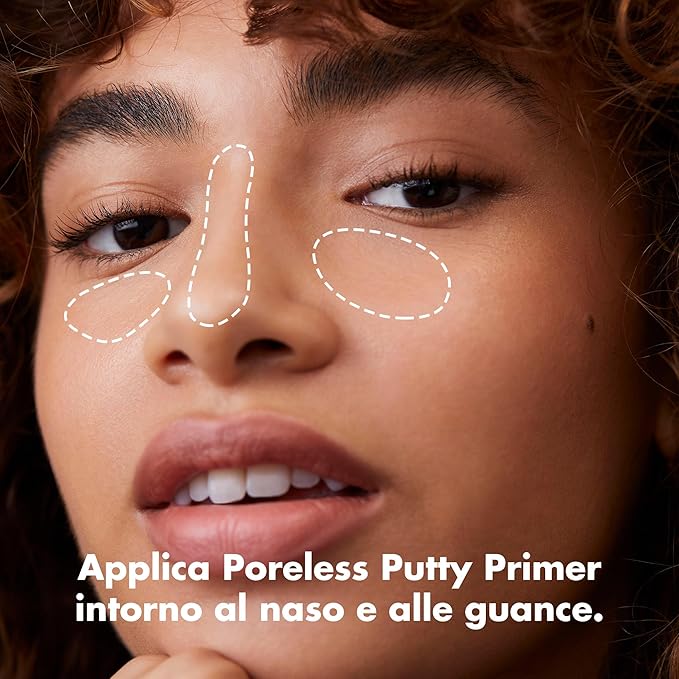 e.l.f. Poreless Putty Primer, Silky, Skin-Perfecting, Lightweight, Long Lasting, Smooths, Hydrates, Minimizes Pores, Flawless Base & Finish, All-Day Wear, Ideal for All Skin Types, 0.74 Fl Oz