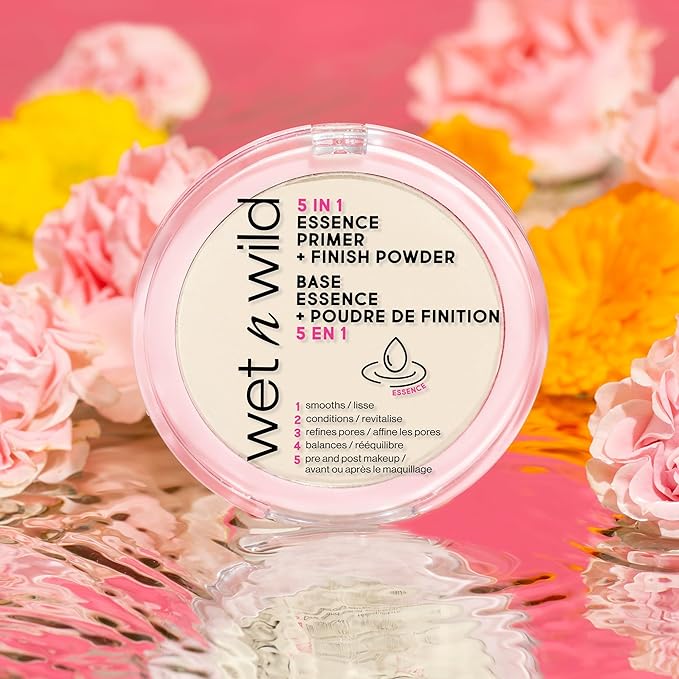 wet n wild 5 In 1 Essence Primer + Finish Powder (Pack of 2)
