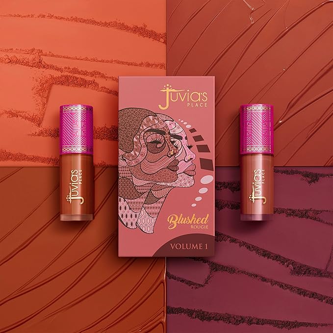Juvia's Place Blushed Liquid Blush Dahlia - Dewy Tint Cheeks Makeup Glow Pigment Effortless Beauty Long Lasting Cosmetics Soft Creamy Natural Buildable All Skin Color Light Flawless Finish Blend